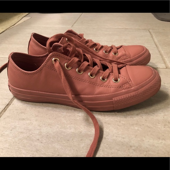 converse low lux leather